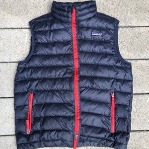 Patagonia kids down puffy vest (100% recycled)